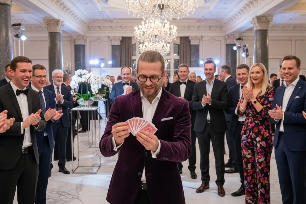 Zauberer bei einer Firmenfeier in München – Close-up Entertainment